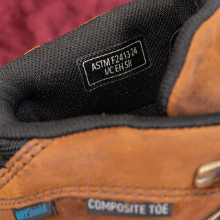 Ariat Work Women Rebar Lift 6 Waterproof Work Composite Toe Lace-up Boots sz 8.5