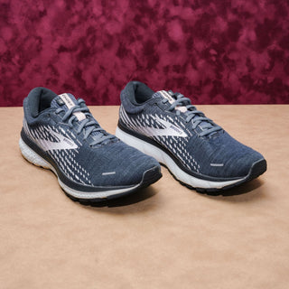 Brooks Women Ghost 13 Gray Pink Athletic Running Sneakers Size 11