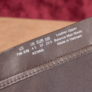 Naturalizer Women Brown Leather Riding Strap Extra Wide Calf Knee Boots sz 7