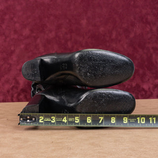 Tory Burch Women Bowie Black Leather Zip Fashion OTK Boots sz 10