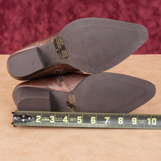 Seychelles Women Upside Brown Leather Western Cowboy Boots size 9