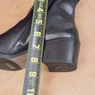 Paul Green Women Vanessa Black Leather Fashion Party Ankle Boots 7.5US AUS 5