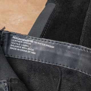 Blondo Women Reagan Waterproof Black Suede Stretch Moto Knee Boots sz 7