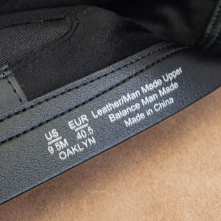 Circus NY Women Black Leather Zip Fashion Square Toe Block Heel Boots sz 9.5