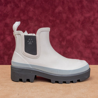 Cougar Women Iggy Waterproof Insulated Black Rain Rubber White Boots size 8