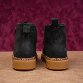Cole Haan Women Summit Fashion Chukka Lace-up Black Suede Ankle Boots sz 7