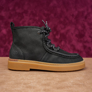 Cole Haan Women Summit Fashion Chukka Lace-up Black Suede Ankle Boots sz 7