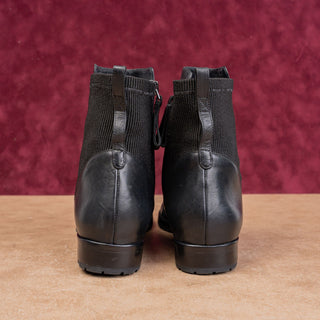 Alexandre Birman Women Black Leather Zip Fashion Deadstock Boots 6US EUR 36