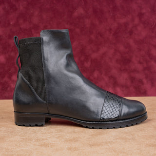 Alexandre Birman Women Black Leather Zip Fashion Deadstock Boots 6US EUR 36