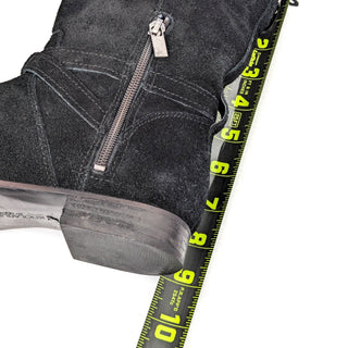 Koolaburra by UGG Women Elista Black Suede Strap Comfortable Winter Boots sz 6
