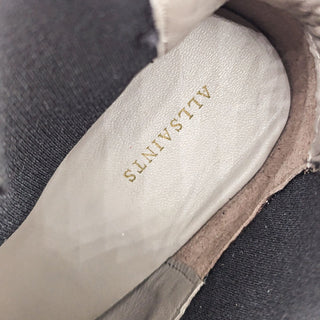 AllSaints Women Vally White Leather Western Boho Chelsea Ankle Boots sz 10