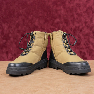 Caslon Women Cincura Zip Drawcord Fabric Green Winter Snow Boots sz 7