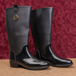 Tommy Hilfiger Wmn Festival Wide Calf Farm Riding Wellie Rubber Rain Boots sz 11