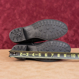 UGG Women Bellame Black Distressed Suede Zip Buckle Ankle Boots size 7