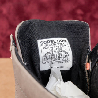 Sorel Women Joan Of Artic III Lexie Quarry Leather Lace-up Wedge Boots sz 8.5