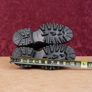 AllSaints Women Harlee Black Leather Platform Festival Chelsea Boots 7US EUR37