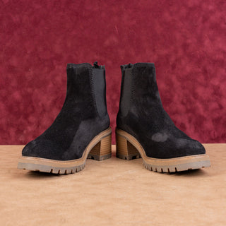Pedro Garcia Women Zona Slip-on Black Smooth Suede Ankle Boots 6US EUR36.5