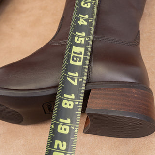 Blondo Women Freya Brown Leather Waterproof Zip Riding Knee Boots sz 8