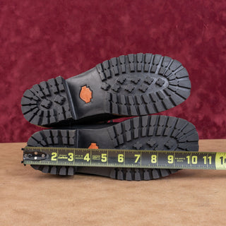 Harley Davidson Women Archer Black Leather Moto Biker Steel Toe Work Boots sz 8