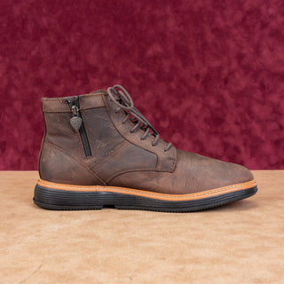 Mark Nason Men Parallux Ando Brown Leather Lace-up Ankle Boots sz 11.5