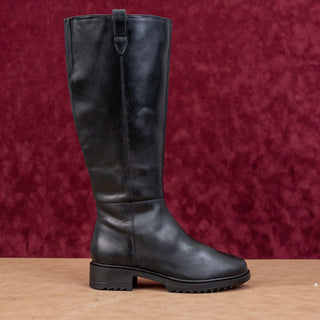Blondo Women Cali Black Leather Waterproof Riding Knee High Boots sz 7.5