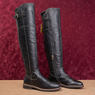 Pikolinos Women Aldaya Black Leather OTK Zip Fashion Comfort Boots Sz 10 EUR40