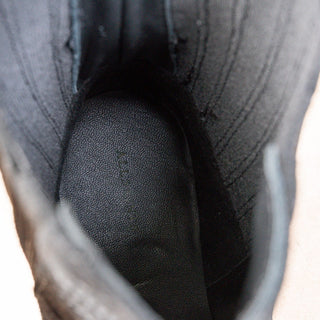 AllSaints Women Black Suede Classic Western Chelsea Fashion Boots 10US EUR40