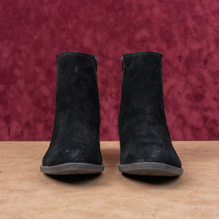 Josef Seibel Wmn Daphne Black Suede Western Chelsea Ankle Boots 10-10.5US EUR41