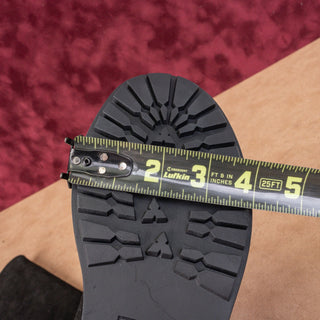 Blondo Women Reagan Waterproof Black Suede Stretch Moto Knee Boots sz 9