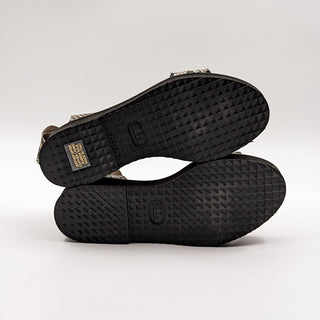 AGL Women Snake Embossed Leather Platform Strappy Sandals 7US 37EUR