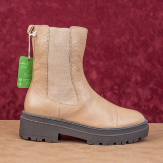 Sam Edelman Women Laguna Sesame Comfortable Chelsea Suede Boots size 10