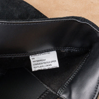 Blondo Women Starla Waterproof Black Suede Fashion Stretch OTK Boots sz 6