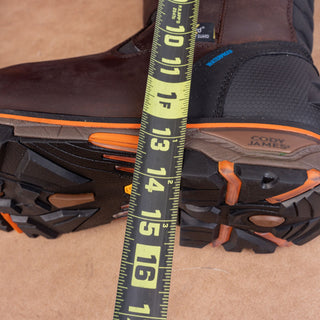 Cody James Men Met Guard Comp Toe Vibram Brown Leather Work Boots 13