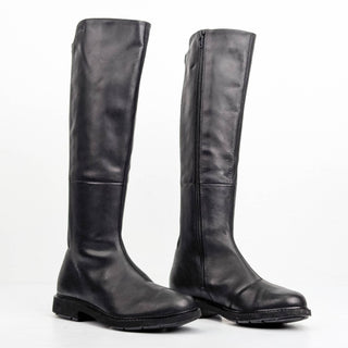 Camper Wmn Neuman Black Leather Stretch Panel Riding Equestrian Boots 6US EUR 36