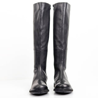 Camper Wmn Neuman Black Leather Stretch Panel Riding Equestrian Boots 6US EUR 36