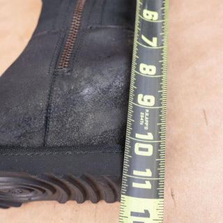 Ash Wmn Yorki Fashion Black Suede Wedge Ankle Sheepskin Lined Boots 5.5US EUR36