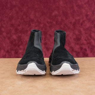 Sorel Women Kinetic Break Black Suede Zip Ankle Sneaker Boots sz 9