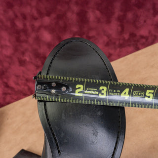 Frye Women Melissa Button Zip Black Leather Equestrian Riding Knee Boots sz 9.5