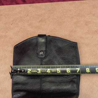 Frye Women Melissa Button Zip Black Leather Equestrian Riding Knee Boots sz 9.5