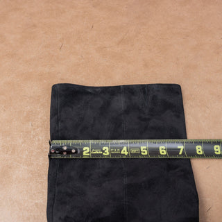 Veronica Beard Women Lisa Black Suede Calf Dress Office Knee Boots sz 8.5