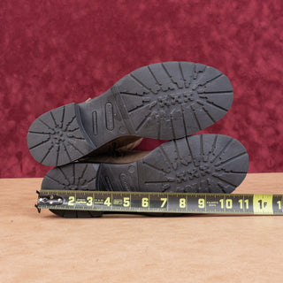 La Canadienne Women Goldey Brown Suede Waterproof Buckle Riding Knee Boots sz 10