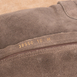 La Canadienne Women Goldey Brown Suede Waterproof Buckle Riding Knee Boots sz 10