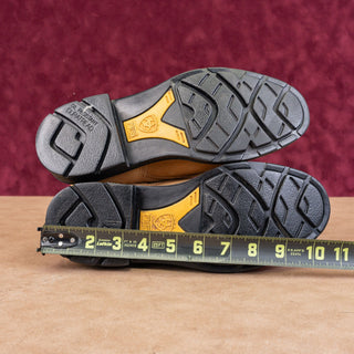 Ariat Women Roper Kiltie Tan Leather Nubuck Work Lace-up Ankle Boots sz 7.5