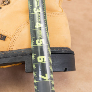 Ariat Women Roper Kiltie Tan Leather Nubuck Work Lace-up Ankle Boots sz 7.5