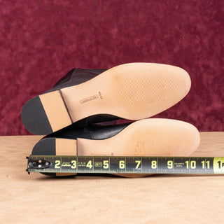 Louise et Cie Women Verdi Riding Zip Flexible Black Leather Boots sz 9US EUR40