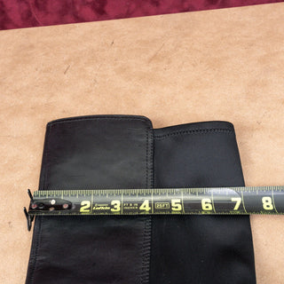 Louise et Cie Women Verdi Riding Zip Flexible Black Leather Boots sz 9US EUR40