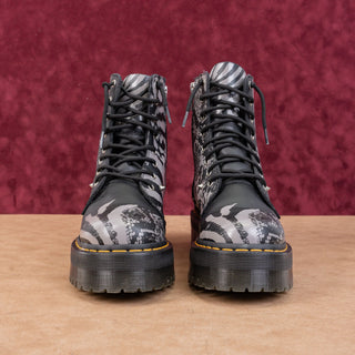 Dr Martens Unisex Jadon Animal Clash Stud Spike Platform Combat Boots M9 W10