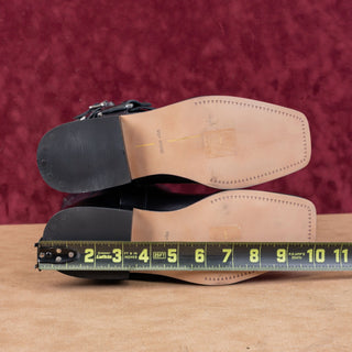 Dolce Vita Women Evi Black Leather Moto Biker Metal Harness Fashion Mid Boots 7