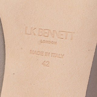 LK Bennett Women Brogan Taupe Leather Slouchy Heel Fashion Boots sz 11.5US EUR42