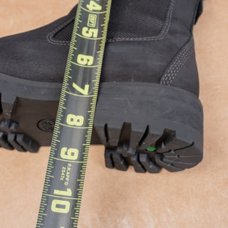 Timberland Women Courmayeur Valley Ash Black Nubuck Chelsea Boots sz 9.5